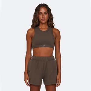 NWT // Set Active // SWEAT SHORTS BROWNSTONE Brownstone / S